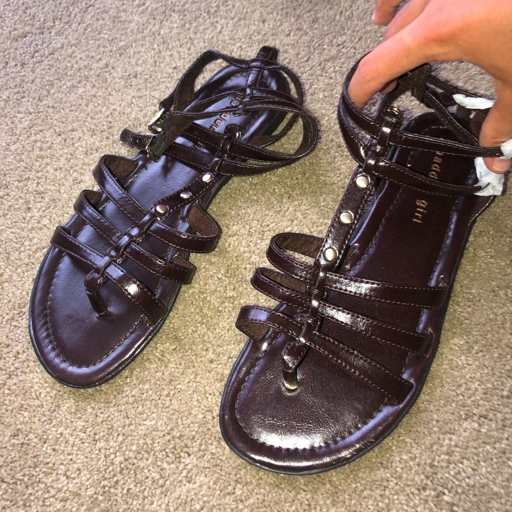 Brown sandals